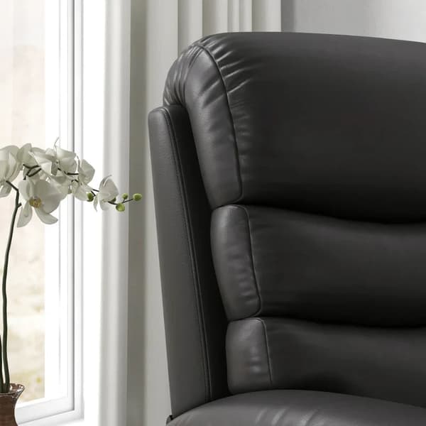 Rootz Relaxation Chair - Liggstol - Liggfunktion - Inklusive fotstöd - Svart - 80 cm x 90 cm x 105 cm