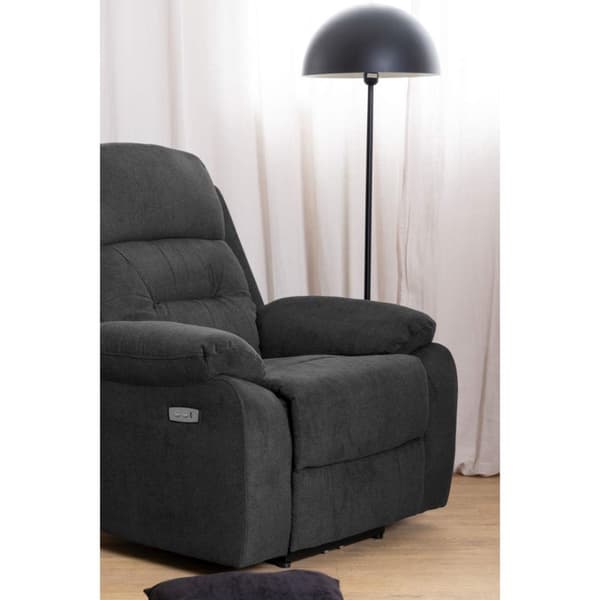 Vansbro fåtölj recliner elektrisk grå.