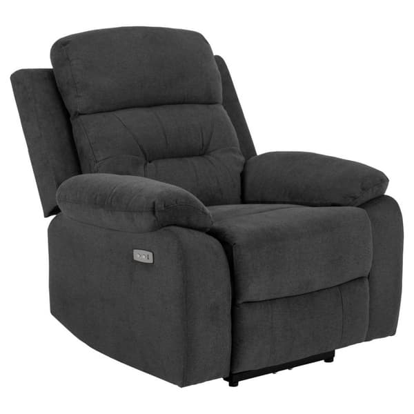 Vansbro fåtölj recliner elektrisk grå.