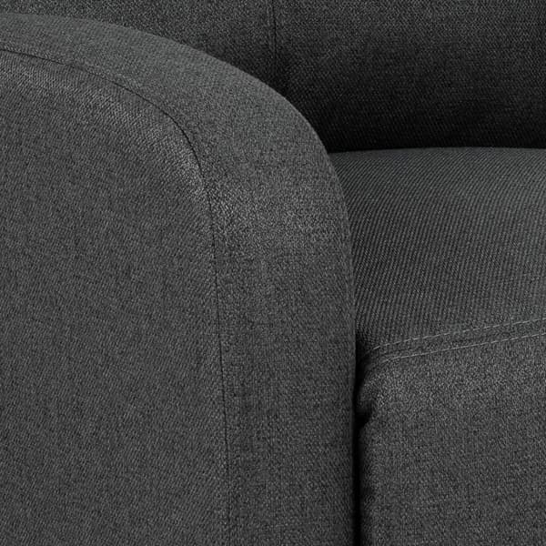 Siom lenestol recliner med lomme, push-funksjon grå.