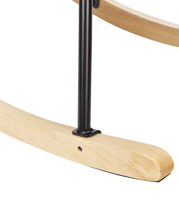 Gyngestol Brun Stoff Tre Moderne design Soverom Stue Lenestol Innredning