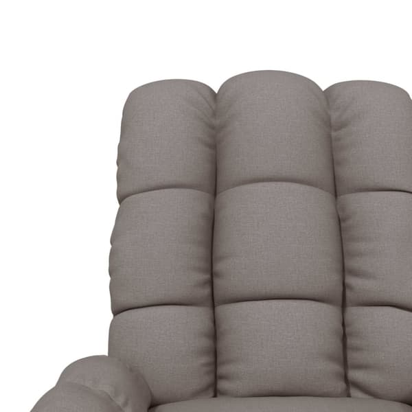 Reclinerfåtölj taupe tyg