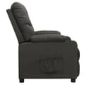 Miniatyrbild 3 av 8: Reclinerfåtölj mörkgrå tyg