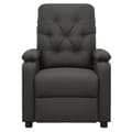 Miniatyrbild 2 av 8: Reclinerfåtölj mörkgrå tyg