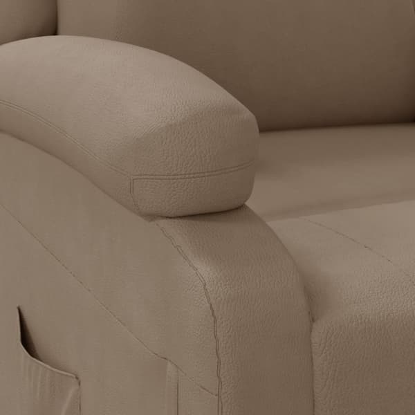 Reclinerfåtölj cappuccino konstläder