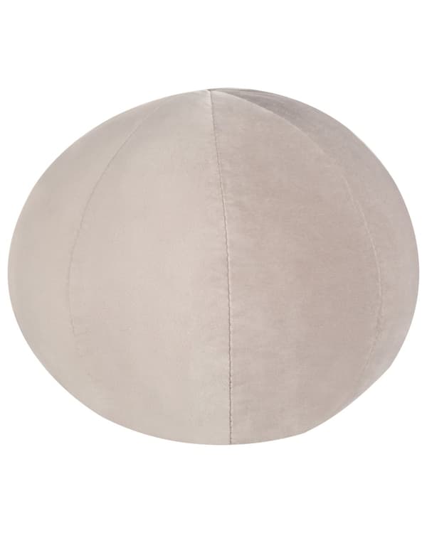Lenestol Taupe Fløyel Stoff Myk Nubby med Ekstra Puter Retro Glam Art Dekor Stue