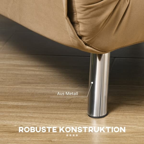Rootz vilstol - Fåtölj - Enkelsäng - Justerbart ryggstöd - Sammetstyg - 77cm x 88cm x 83cm