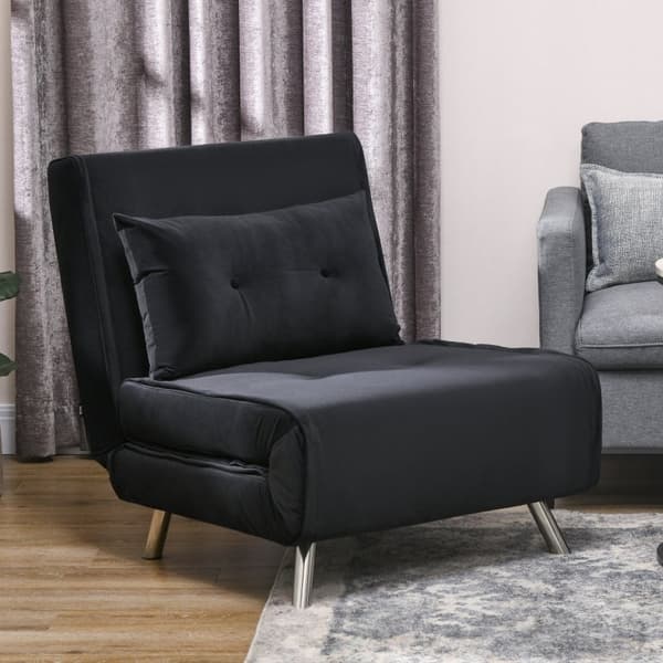 Rootz vilstol - Fåtölj - Enkelsäng - Ultimate Comfort - Justerbart ryggstöd - Sammetstyg - 77cm x 88cm x 83cm