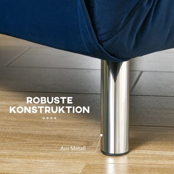 Rootz vilstol - Fåtölj - Enkelsäng - Ultimat komfort - Justerbart ryggstöd - Sammetstyg - 77 cm x 88 cm x 83 cm (Stel) - 191 cm x 77 cm x 27 cm (Säng)