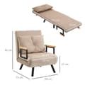Miniatyrbillede 3 af 10: Rootz afslapningsstol - Velvet-lænestol - Justerbart ryglæn - Ekstra pude - 5-niveaus recline - Stålramme - 63W x 73D x 81H cm