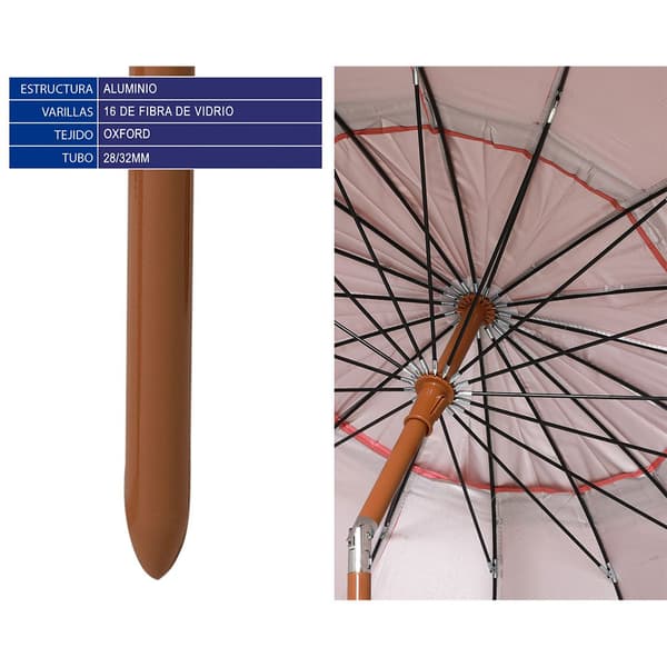 Atosa 220 Cm Parasol