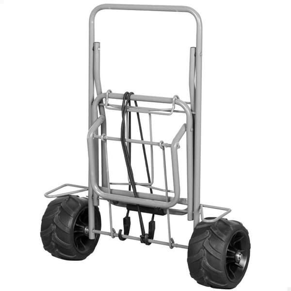 Aktive 62377 55x40x100 Cm Sammenklappelig Strandvogn Med Store Hjul