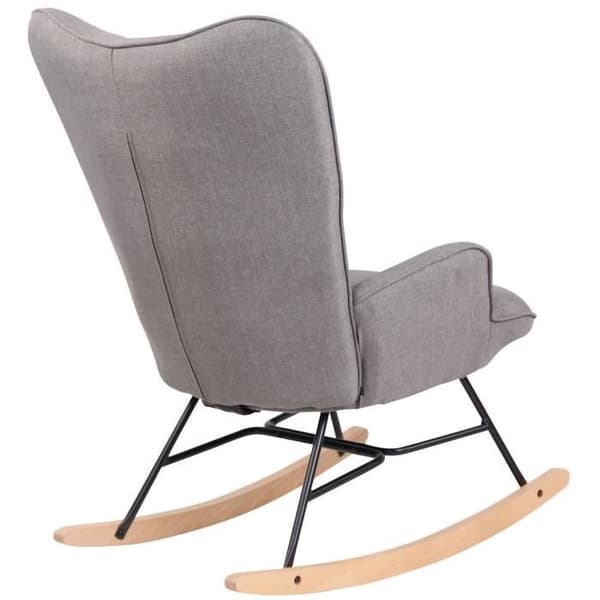 Gungstol - CLP - Sanka - Tyg - Grå - Samtida - Design