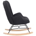 Miniatyrbild 3 av 4: Gungstol - CLP - Sanka - Tyg - Svart - Modern design