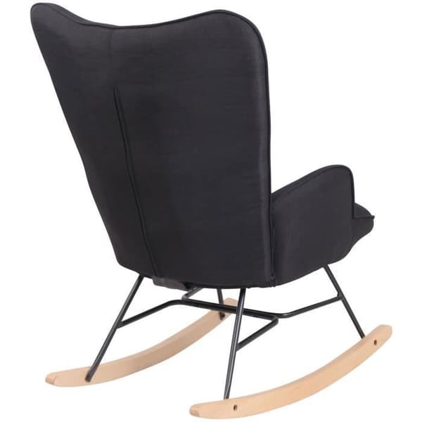 Gungstol - CLP - Sanka - Tyg - Svart - Modern design