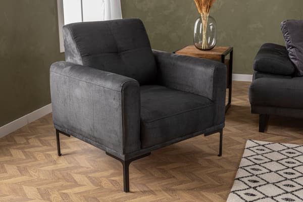 Chic Home Moona nojatuoli 86x88xK88 cm, antrasiitti