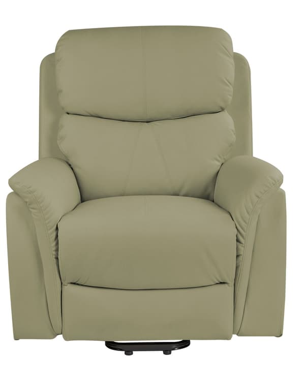 Reclinerfåtölj Elektrisk med Massagefunktion Värmefunktion Grön Konstläder Justerbar Modernt Vardagsrum