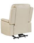 Miniatyrbild 7 av 11: Reclinerfåtölj Elektrisk med Massagefunktion Värmefunktion Creme Konstläder Justerbar Modernt Vardagsrum