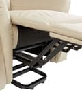 Miniatyrbild 9 av 11: Reclinerfåtölj Elektrisk med Massagefunktion Värmefunktion Creme Konstläder Justerbar Modernt Vardagsrum