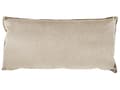 Miniatyrbilde 7 av 10: Sjeselong Beige Stoff Høyrevendt med Pynteputer Daybed Minimalistisk stil