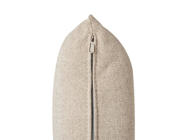 Sjeselong Beige Stoff Høyrevendt med Pynteputer Daybed Minimalistisk stil