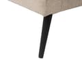 Miniatyrbilde 9 av 10: Sjeselong Beige Stoff Høyrevendt med Pynteputer Daybed Minimalistisk stil
