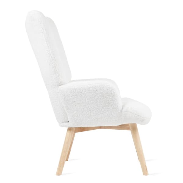 Nojatuoli | MOSS TEDDY BOUCLE | valkoisesta TEDDY-kankaasta | | 828534