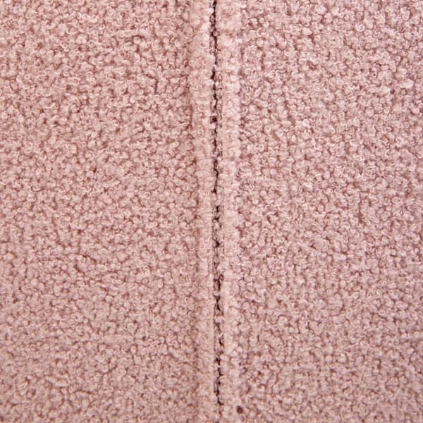 Lænestol | MOSS BAMSEBOUCLE | gyngestol pink i stof TEDDY BOUCLÉ​| 72x73x92 cm | 856698