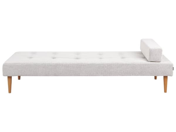 Sjeselong Off-White Stofftrekk Moderne Minimalistisk Stil Design til Stue og Soverom