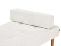 Miniatyrbilde 7 av 10: Sjeselong Off-White Stofftrekk Moderne Minimalistisk Stil Design til Stue og Soverom