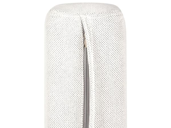 Sjeselong Off-White Stofftrekk Moderne Minimalistisk Stil Design til Stue og Soverom