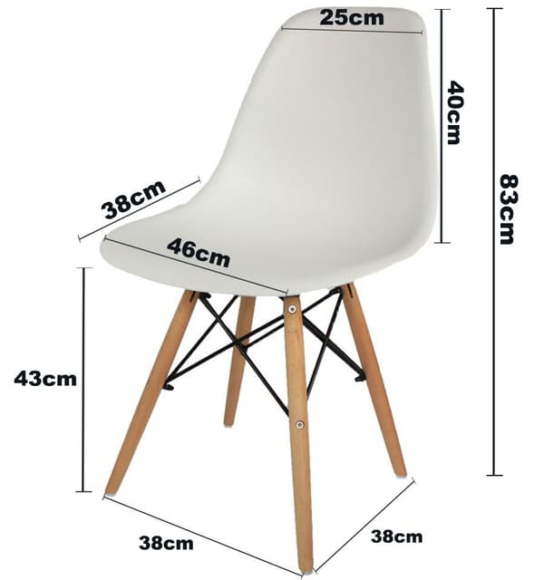 IMPERIA PINK skandinavisk stol