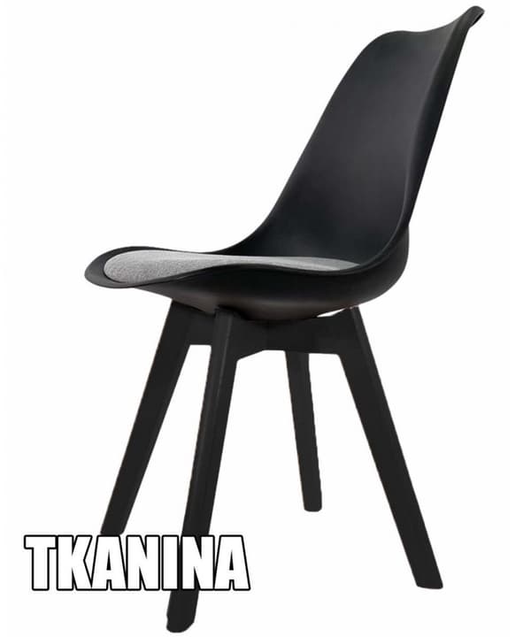MONZA BLACK Pro SMOKE skandinavisk stol