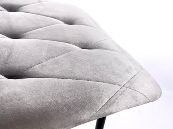 BORGO VELVET LIGHT GREY pehmustettu tuoli