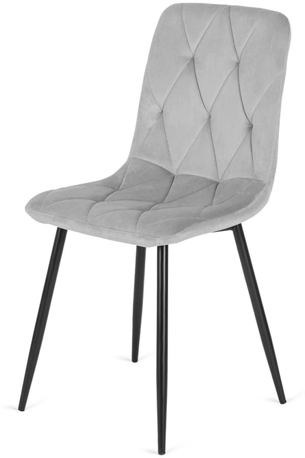 BORGO VELVET LIGHT GREY pehmustettu tuoli