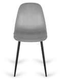 Miniatyrbild 3 av 10: GIULIA VELVET GREY stoppad stol