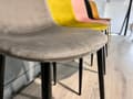 Miniatyrbild 4 av 10: GIULIA VELVET GREY stoppad stol