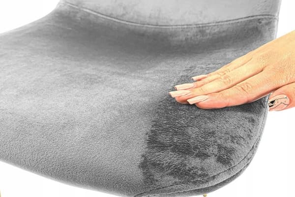 GIULIA VELVET GREY stoppad stol