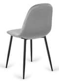 Miniatyrbild 2 av 10: GIULIA VELVET GREY stoppad stol