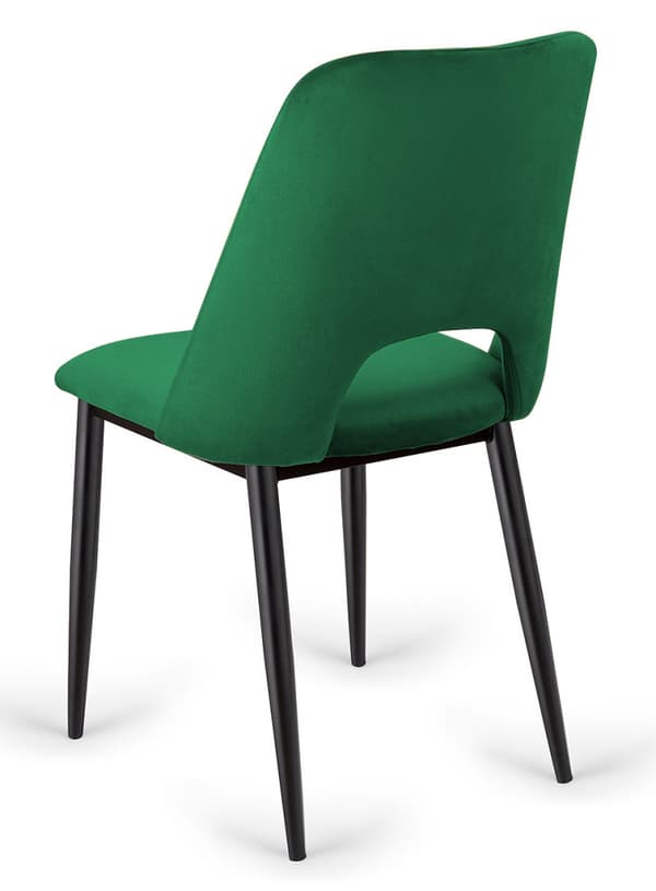 GOTI GREEN VELVET polstret stol