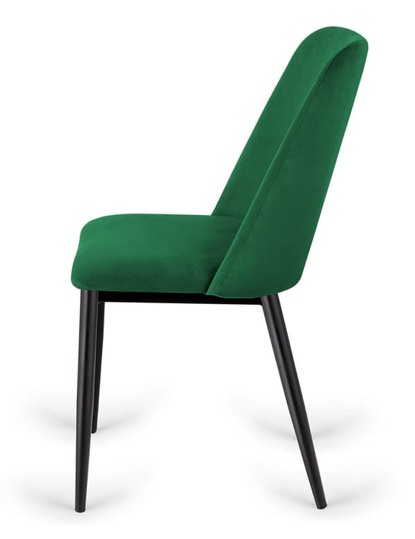 GOTI GREEN VELVET polstret stol