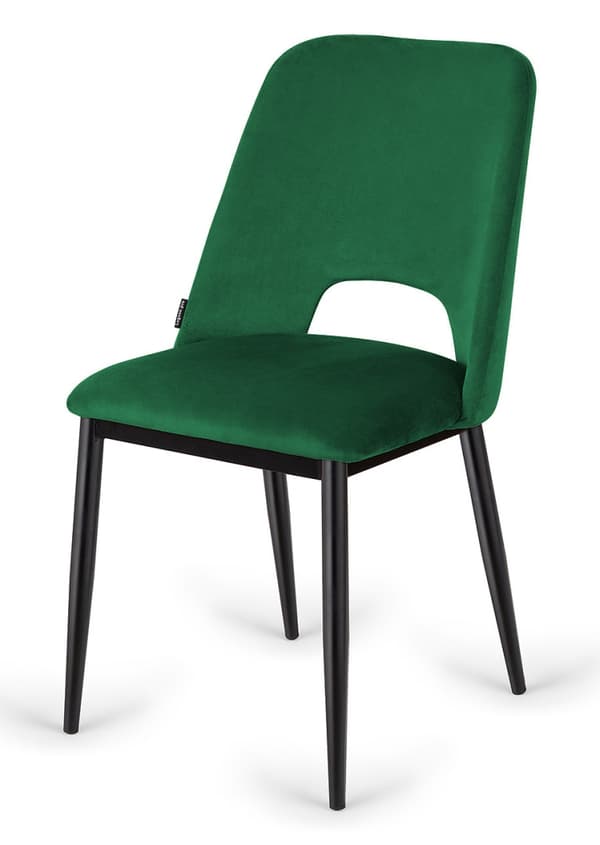 GOTI GREEN VELVET polstret stol