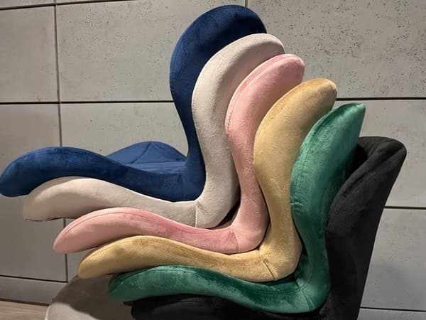 VASTO BLUE VELVET pehmustettu tuoli