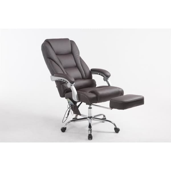 Pacific V2 kontorsfåtölj med massagefunktion - Brun - CLP - Modern - Design - Faux - Inredning