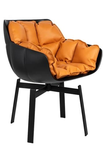 SHIBA drejestol brun/sort