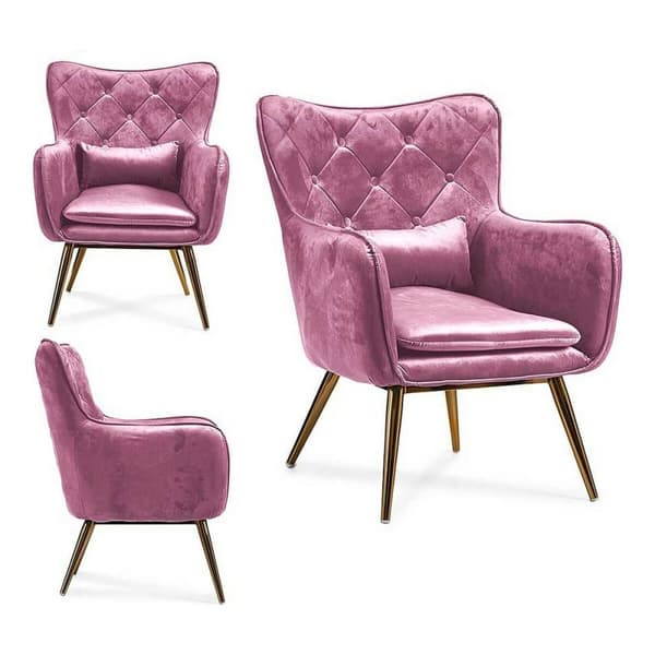 Fåtölj Rosa Sammet (68 x 92 x 70 cm)
