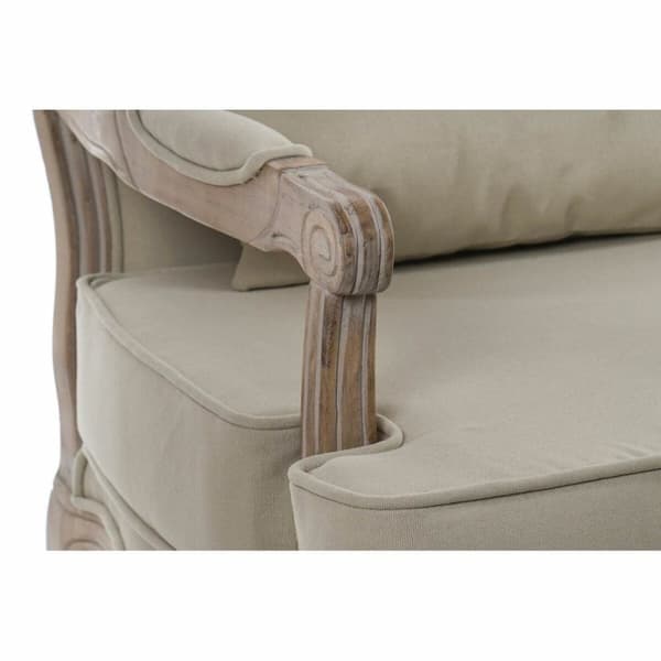 Fåtölj DKD Home Decor Brun Beige Naturell 70 x 62 x 95 cm