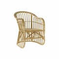 Miniatyrbild 1 av 4: Fåtölj DKD Home Decor Ljusbrun Rattan (62 x 72 x 83 cm)