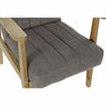 Miniatyrbild 2 av 5: Fåtölj DKD Home Decor Naturell Beige Polyester Furu (63 x 68 x 81 cm)