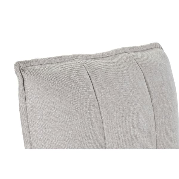 Lænestol DKD Home Decor Beige Gylden Metal Polyester (66 x 71 x 77 cm)